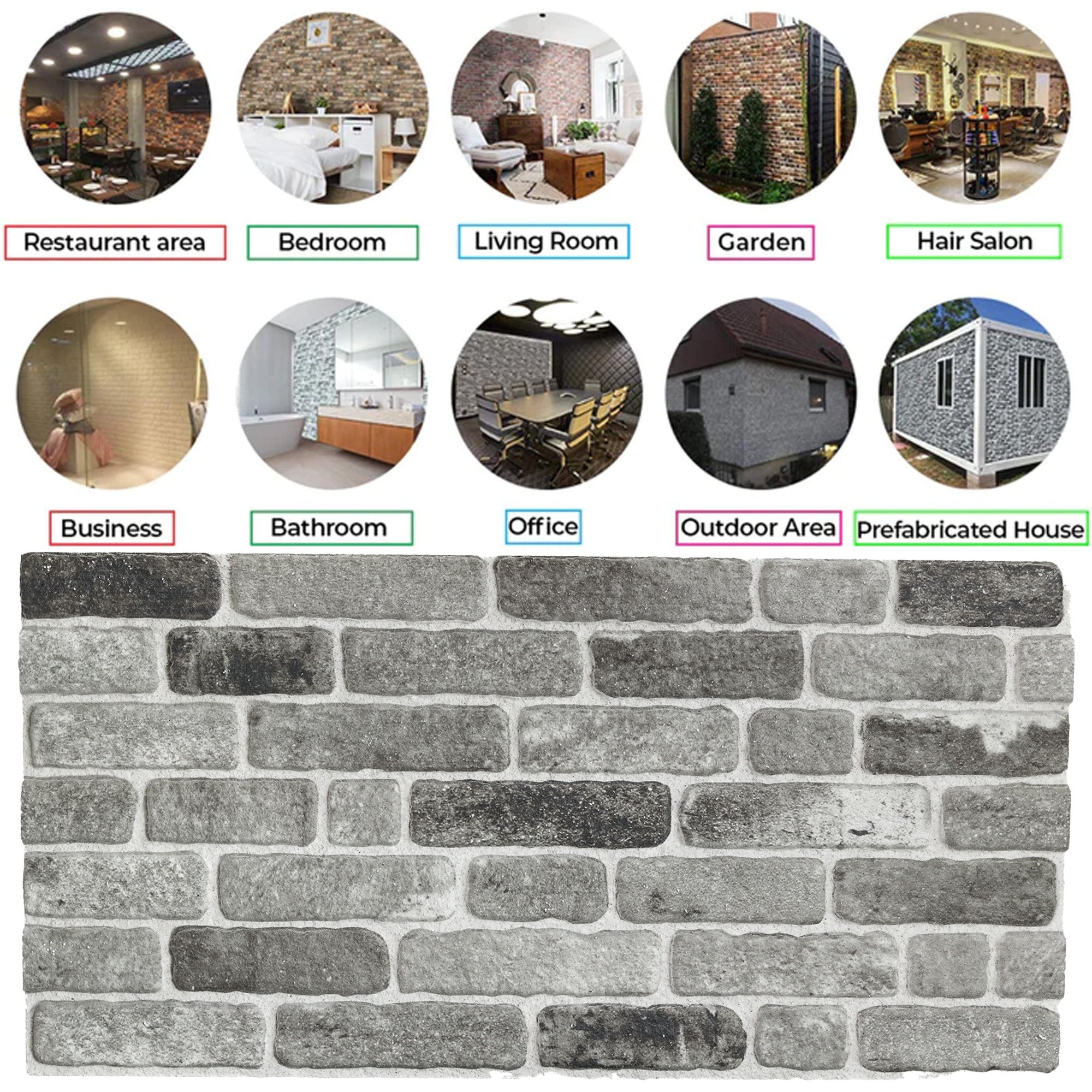 Path Of Gray Slim L-1926 3D Decorative Wall Panels