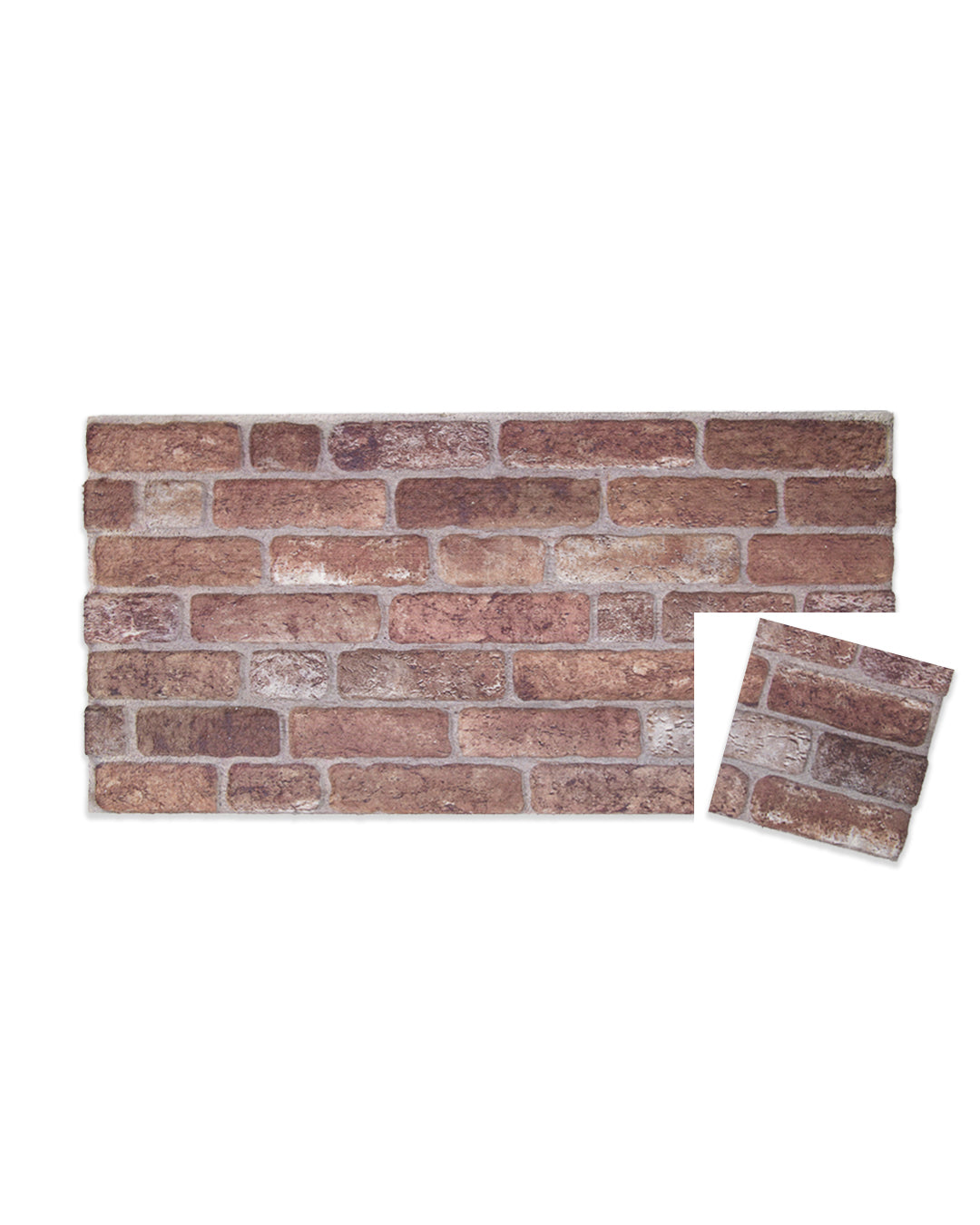 Old Castle SL-1907 | 3D Brick Effect Decorative Wall Panels, 20x40in | 3/10/20 Panel Options