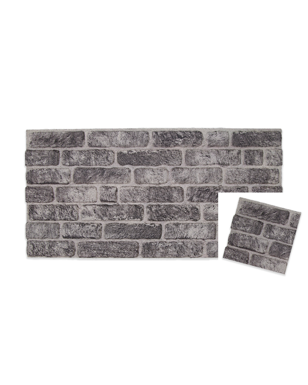 Old Town SL-1703 | 3D Brick Effect Decorative Wall Panels, 20x40in | 3/10/20 Panel Options