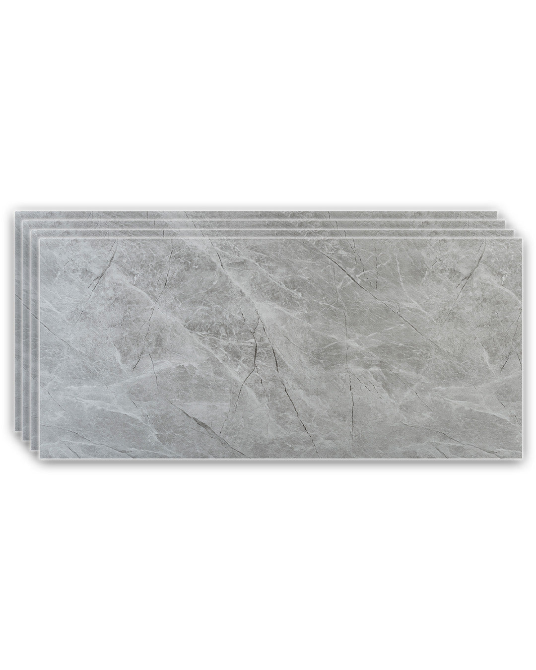 Silver Mist Marble Look Wallpanels (24in x 48in)