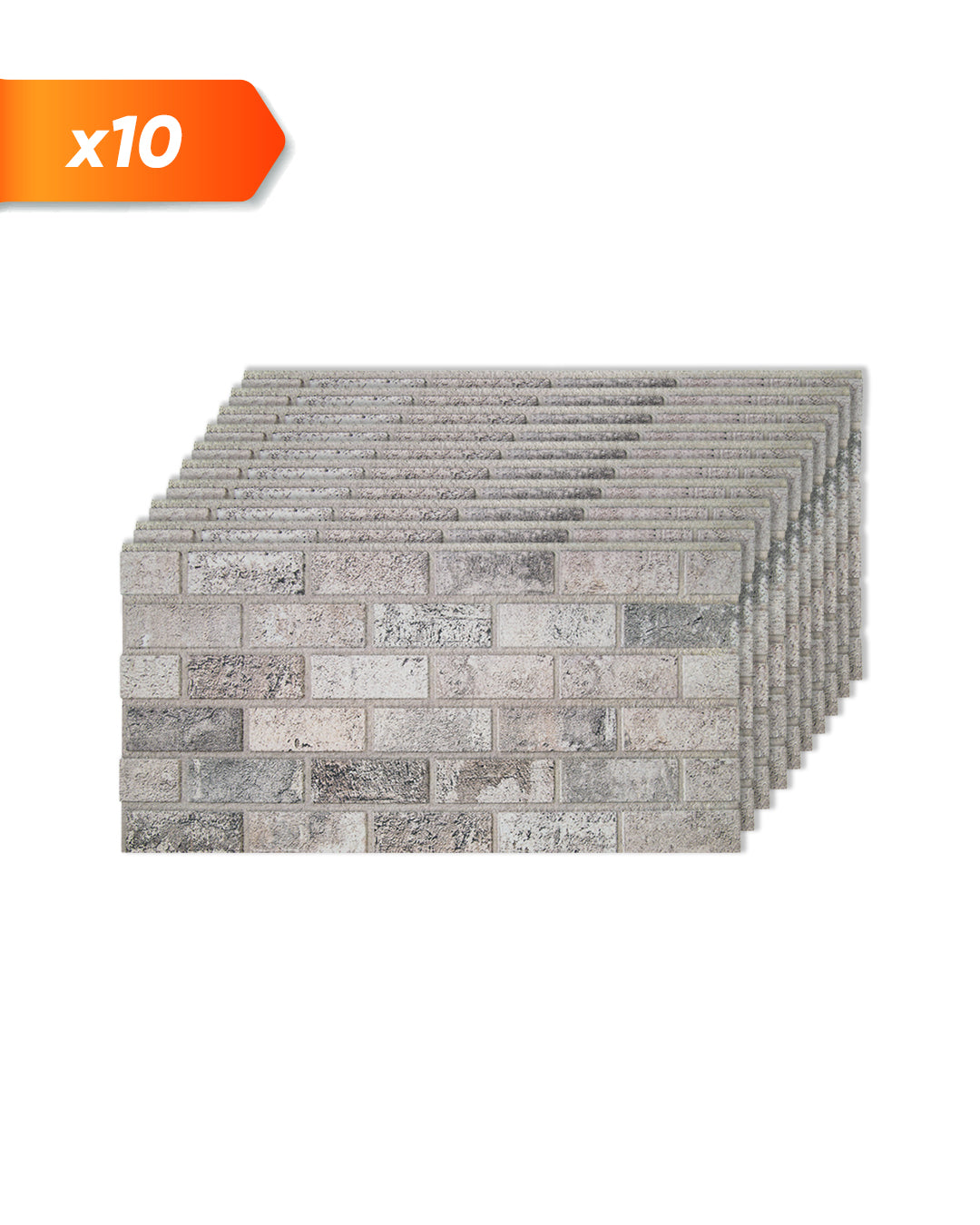 Beige Dream T-1902 | 3D Brick Effect Decorative Wall Panels, 20x40in | 3/10/20 Panel Options