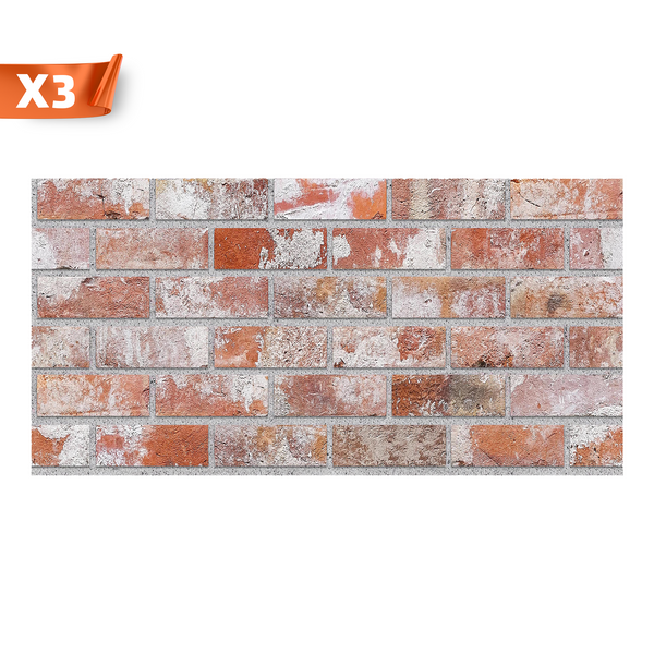 Outlet Stone House T-1913 Brick Wall Panels (3 Pieces)