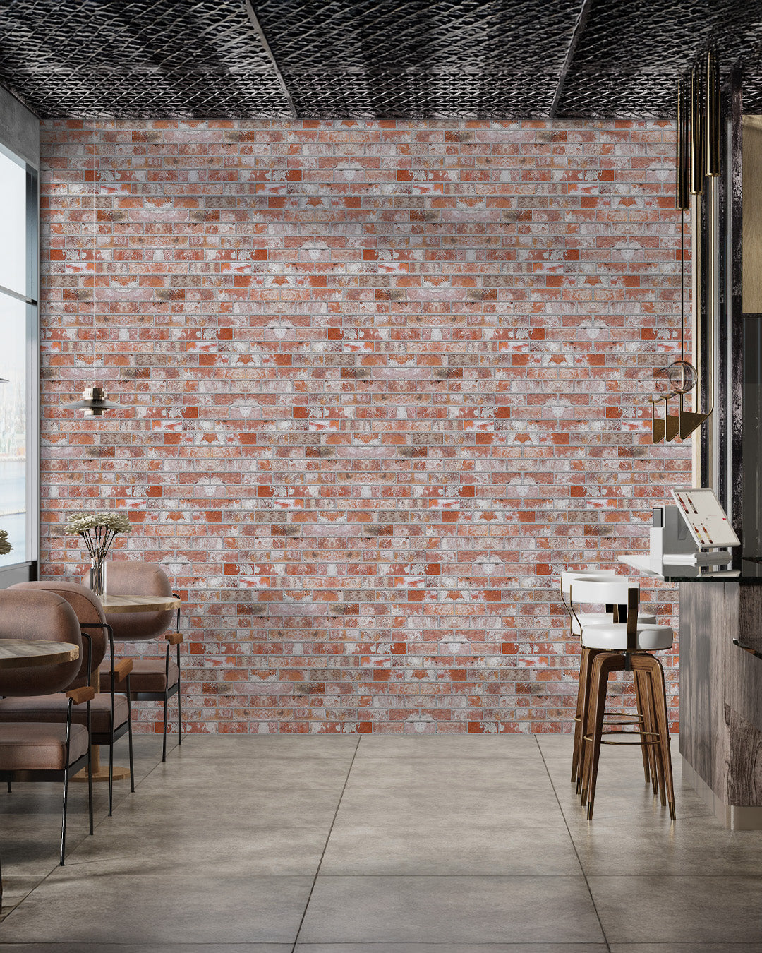 Stone House T-1913 3D Decorative Wall Panels, Brick Effect