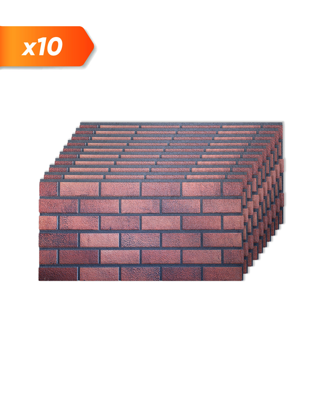 Oldbury T-1705 3D Decorative Wall Panels, Brick Effect