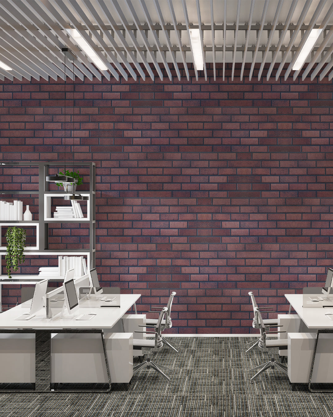 Oldbury T-1705 3D Decorative Wall Panels, Brick Effect