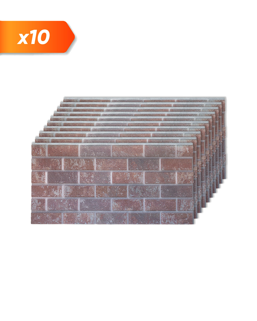 Outlet Mokka Royal T-1901 Brick Wall Panels (10 Pieces)