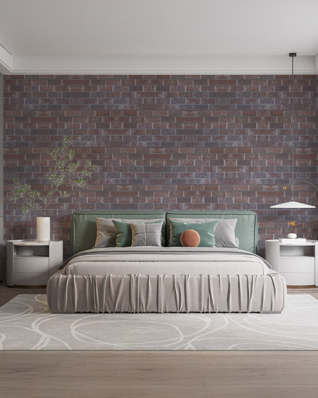 Mokka Royal T-1901 3D Decorative Wall Panels, Brick Effect