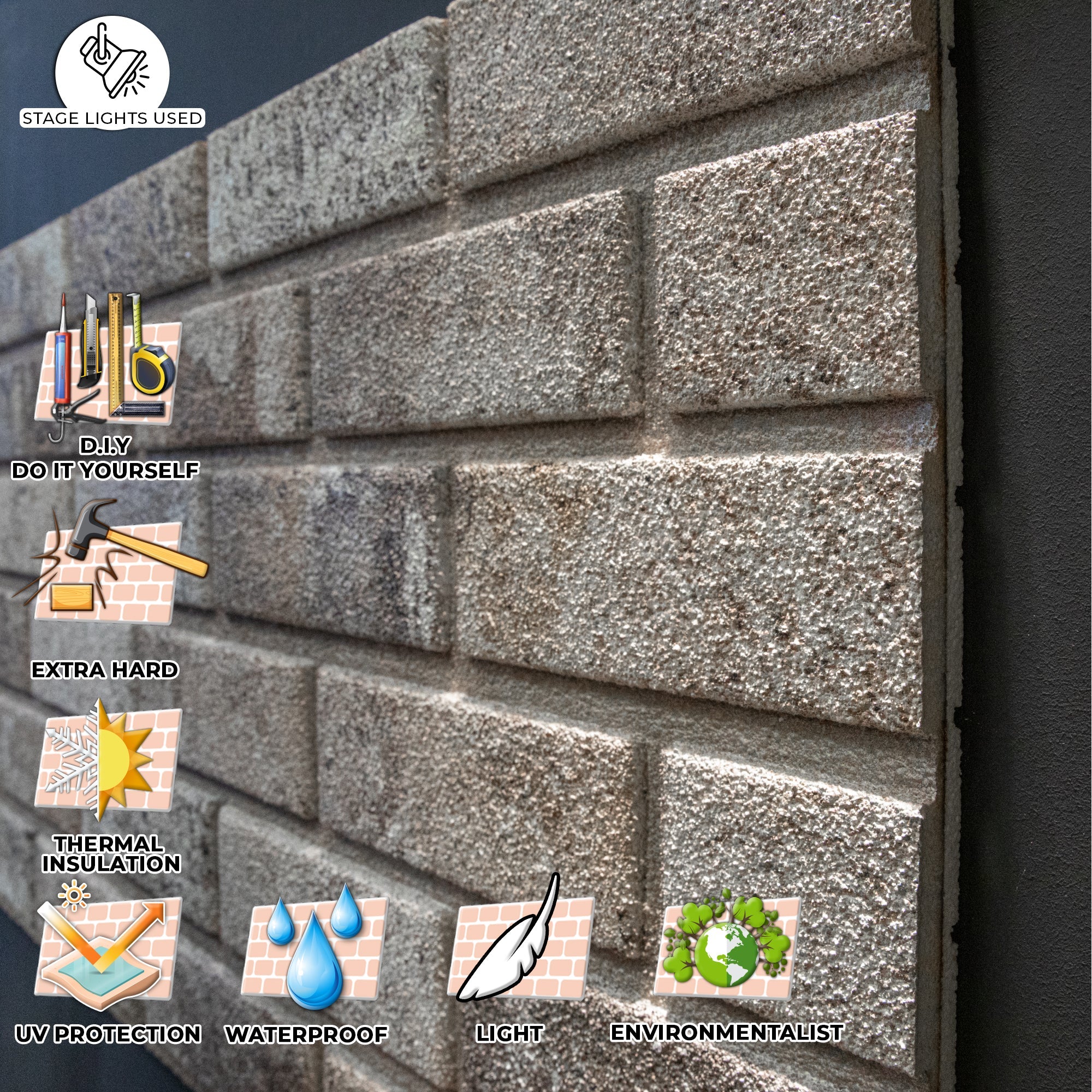 Beige Dream T-1902 3D Decorative Wall Panels