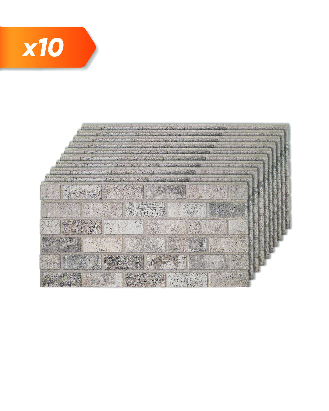 Outlet Beige Dream T-1902 Brick Wall Panels (10 Pieces)