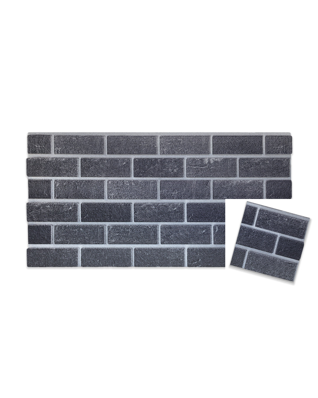 Ash Smoke T-1905 | Product Sample 10"x10" 3D Decorative Wall Panels