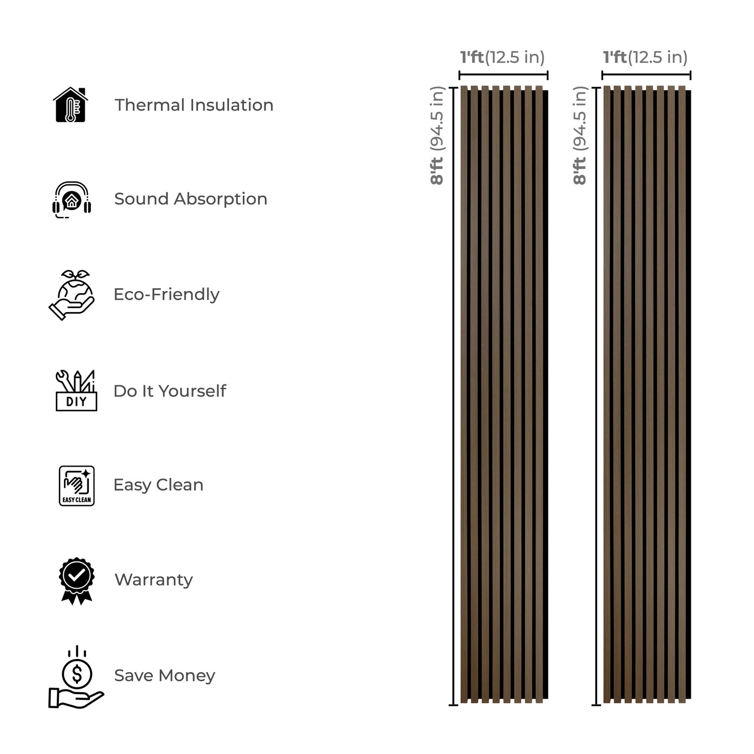 Vintage Time Harmony Wood-T46 Acoustic Wood Wall Panels