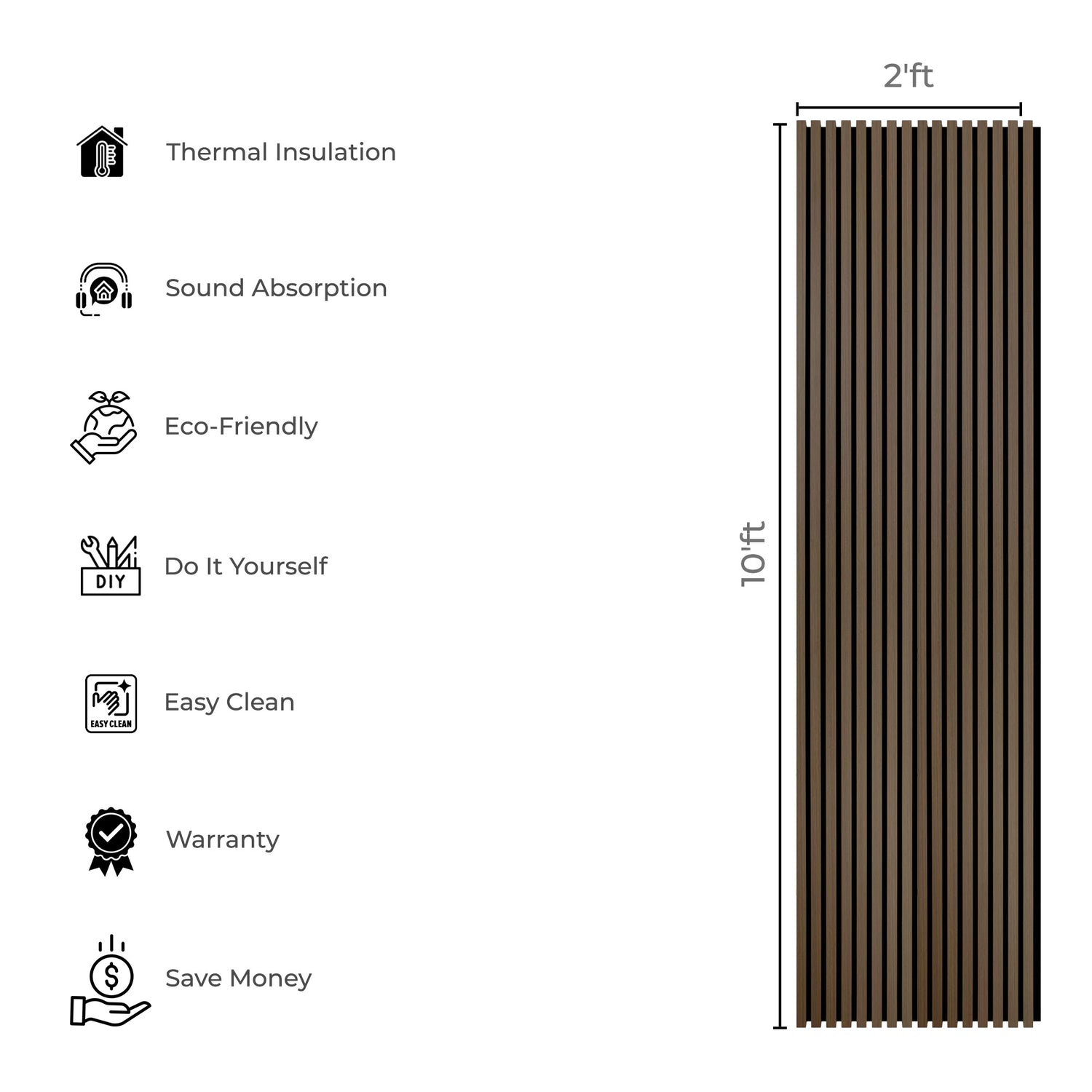 Vintage Time Harmony Wood-T46 Acoustic Wood Wall Panels