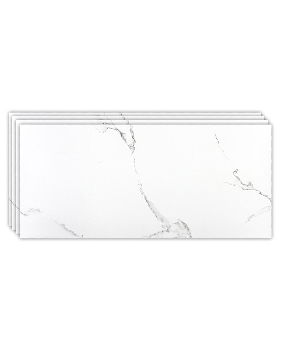 White Serenity Marble Look Wallpanels (24in x 48in)