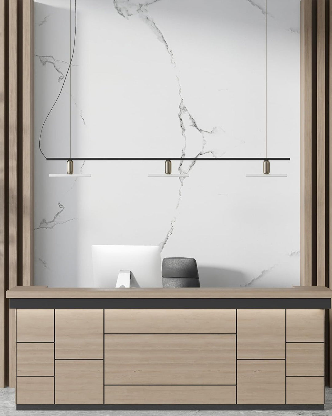 White Serenity Marble Look Wallpanels (24in x 48in)