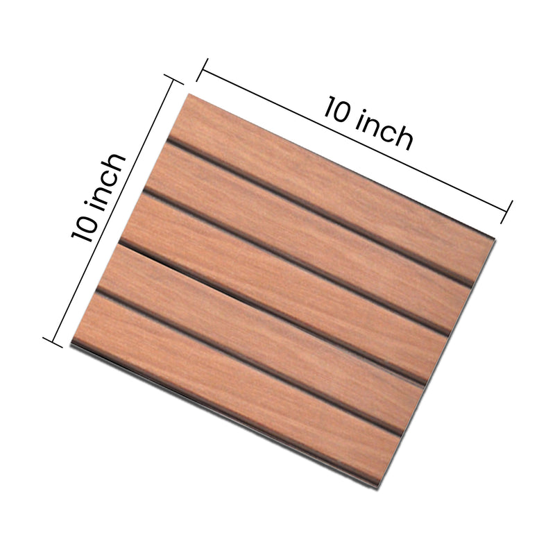 Product Sample 10"x10" Chestnut Shell Wood AP-03 3D Wall Panels