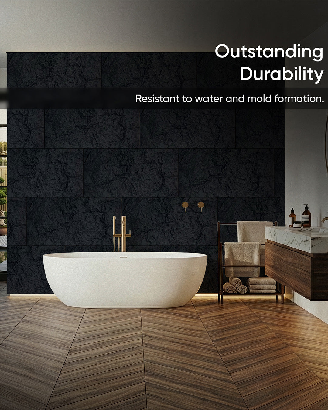 Night, Pu Stone 3D Wall Panels