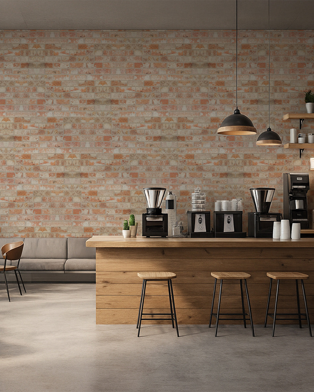 Stone House T-1913 | 3D Brick Effect Decorative Wall Panels, 20x40in | 3/10/20 Panel Options