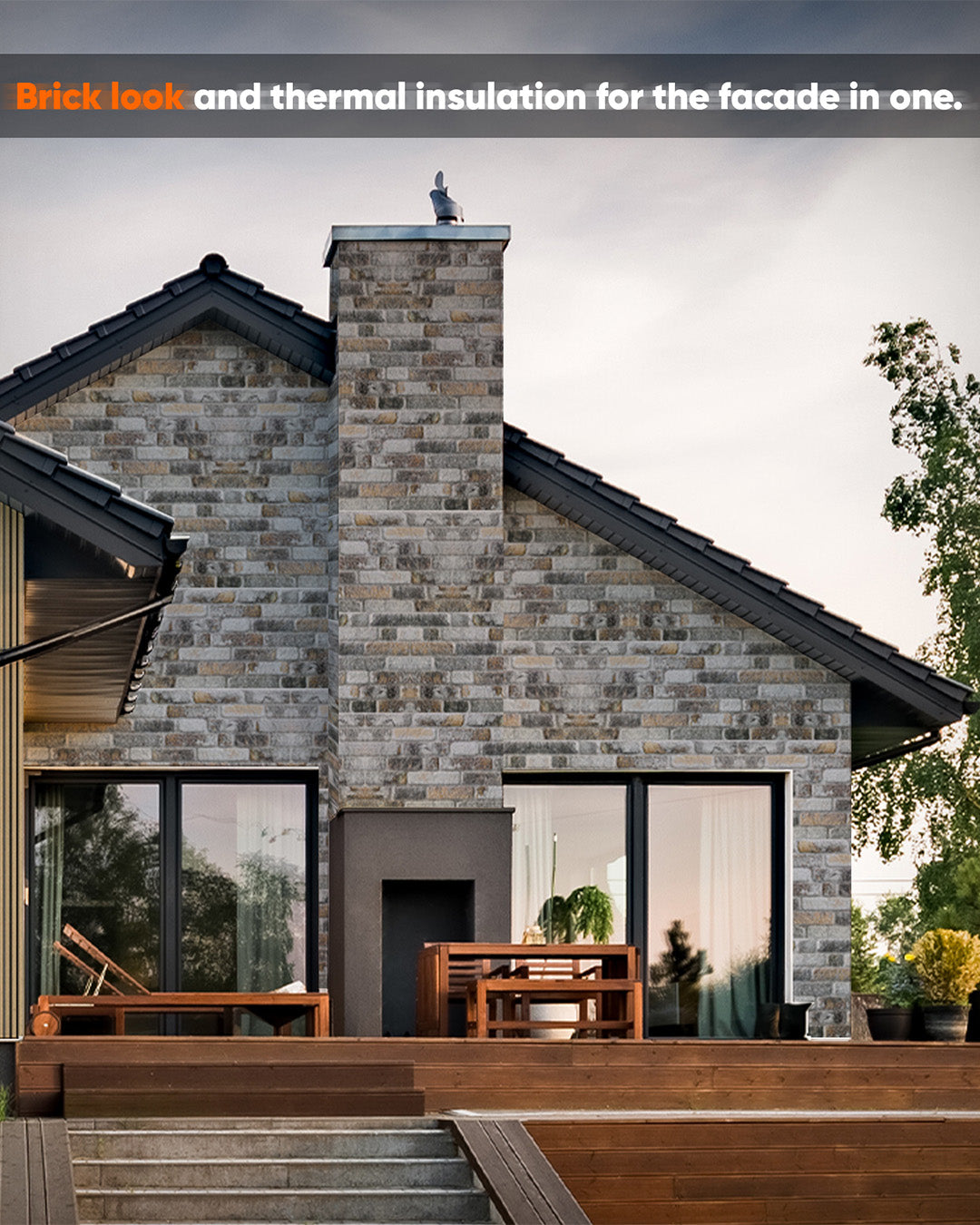 Towards The Bridge SL-1804 | 3D Brick Effect Decorative Wall Panels, 20x40in | 3/10/20 Panel Options