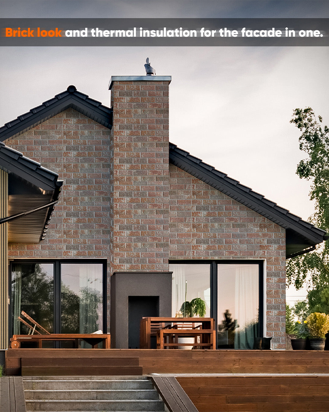 Mocha Royal T-1901 | 3D Brick Effect Decorative Wall Panels, 20x40in | 3/10/20 Panel Options