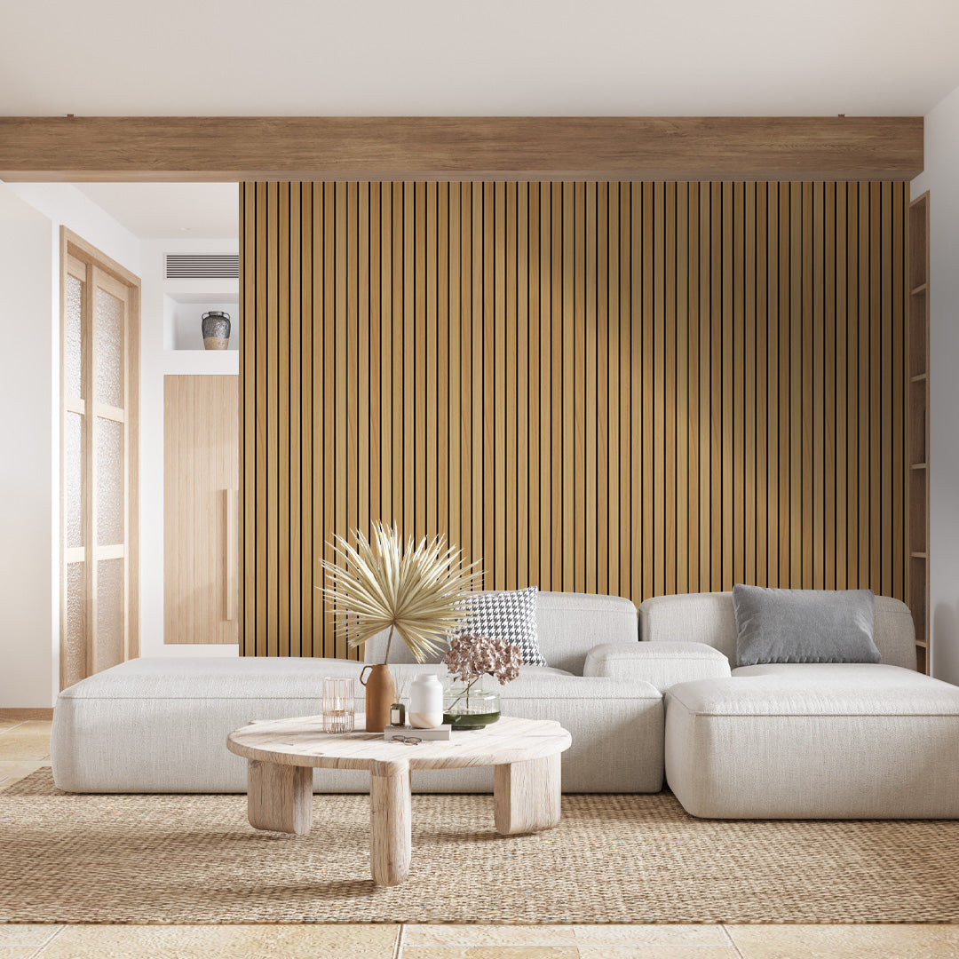 Light Wood AP-01 3D Wood Effect Wall Panels 5Pieces