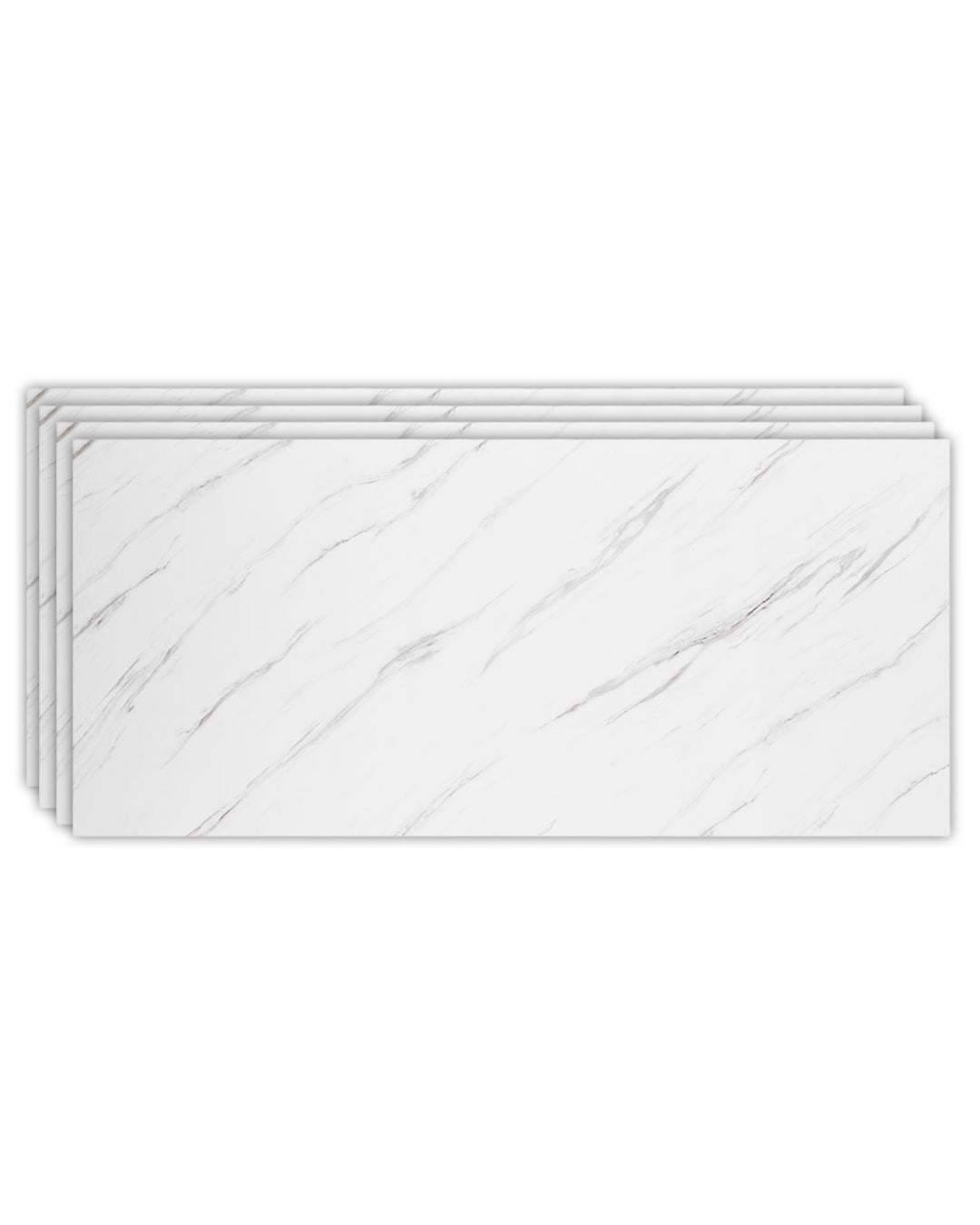 Ice Berg Grey Marble Look Wallpanels (24in x 48in)