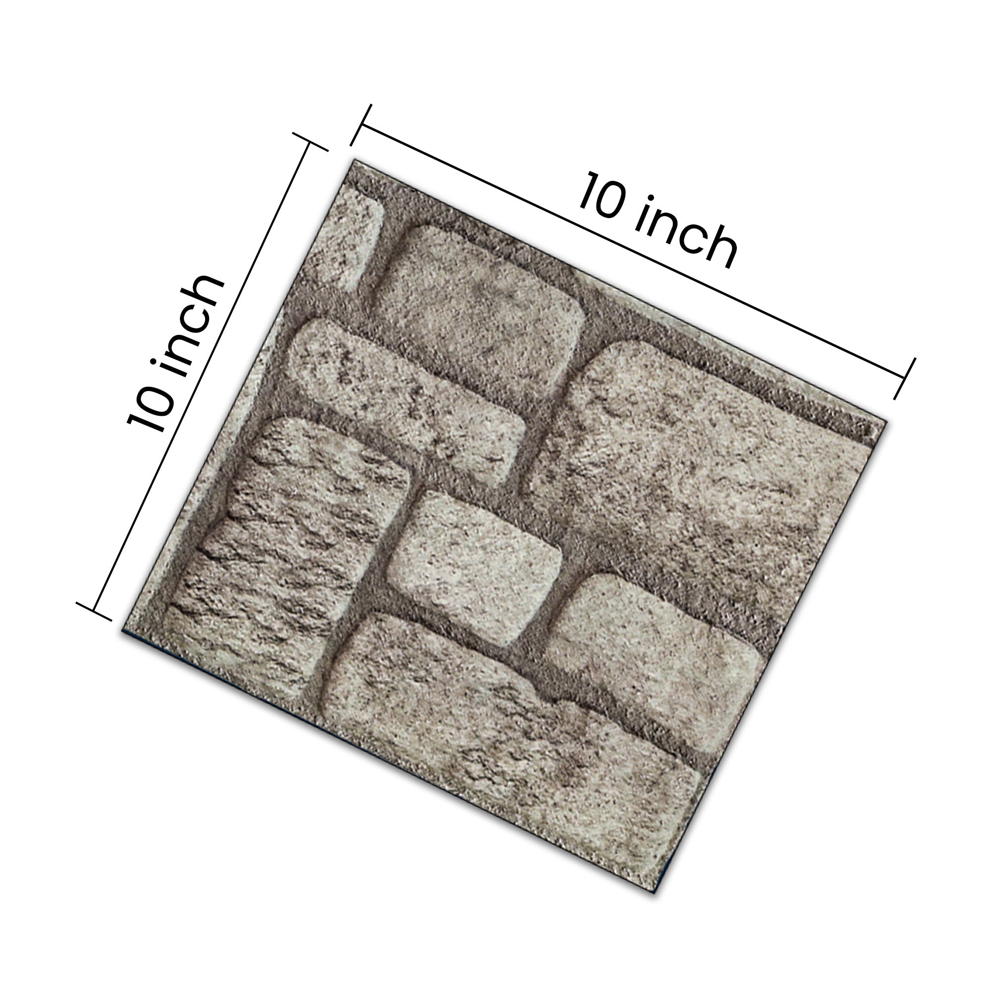 Product Sample 10"x10" Backyard K-04 3D Brick Mixed Wall Panels