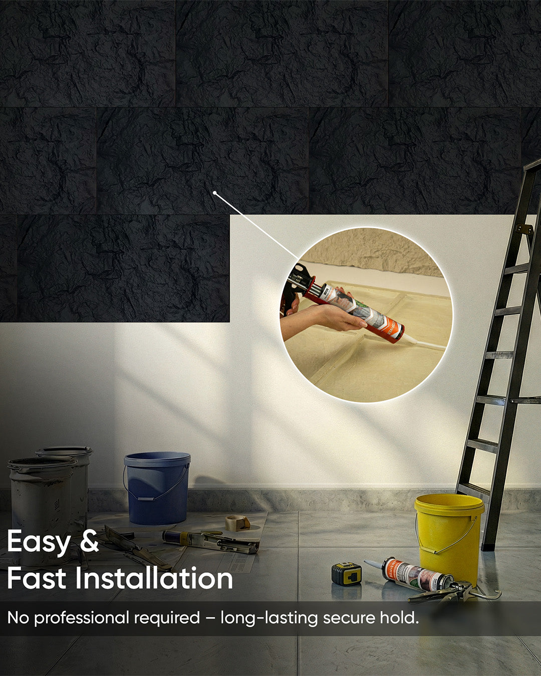 Night, Pu Stone 3D Wall Panels