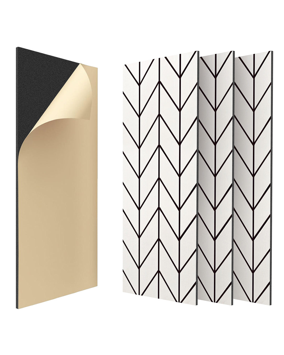 Nova- Acoustic Felt Wall Panel, Peel and Stick, 24"x46"