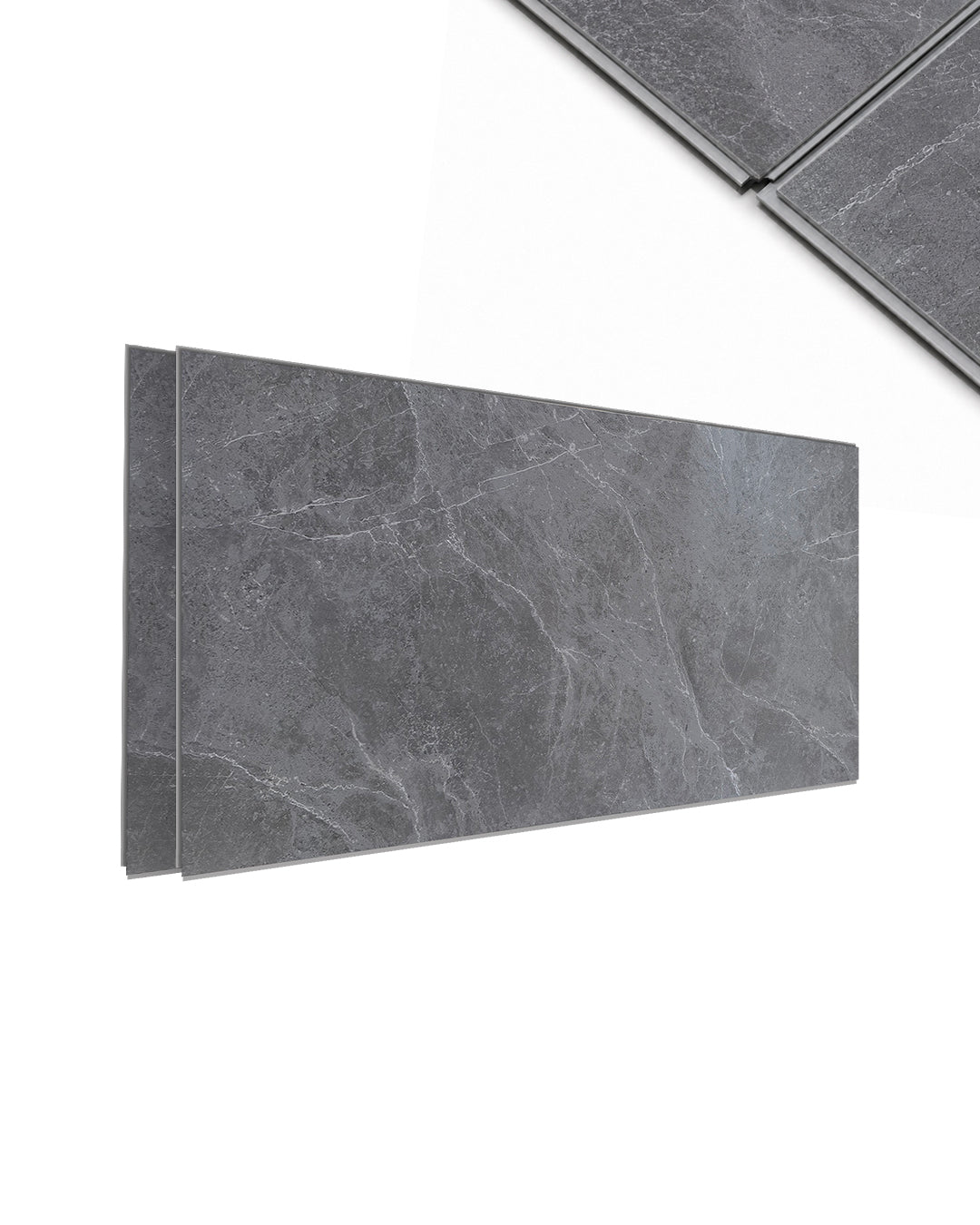 Misty Mountain- Spc Lock System Marble Effect Wall Panel (24 × 46 in) Matte Finish