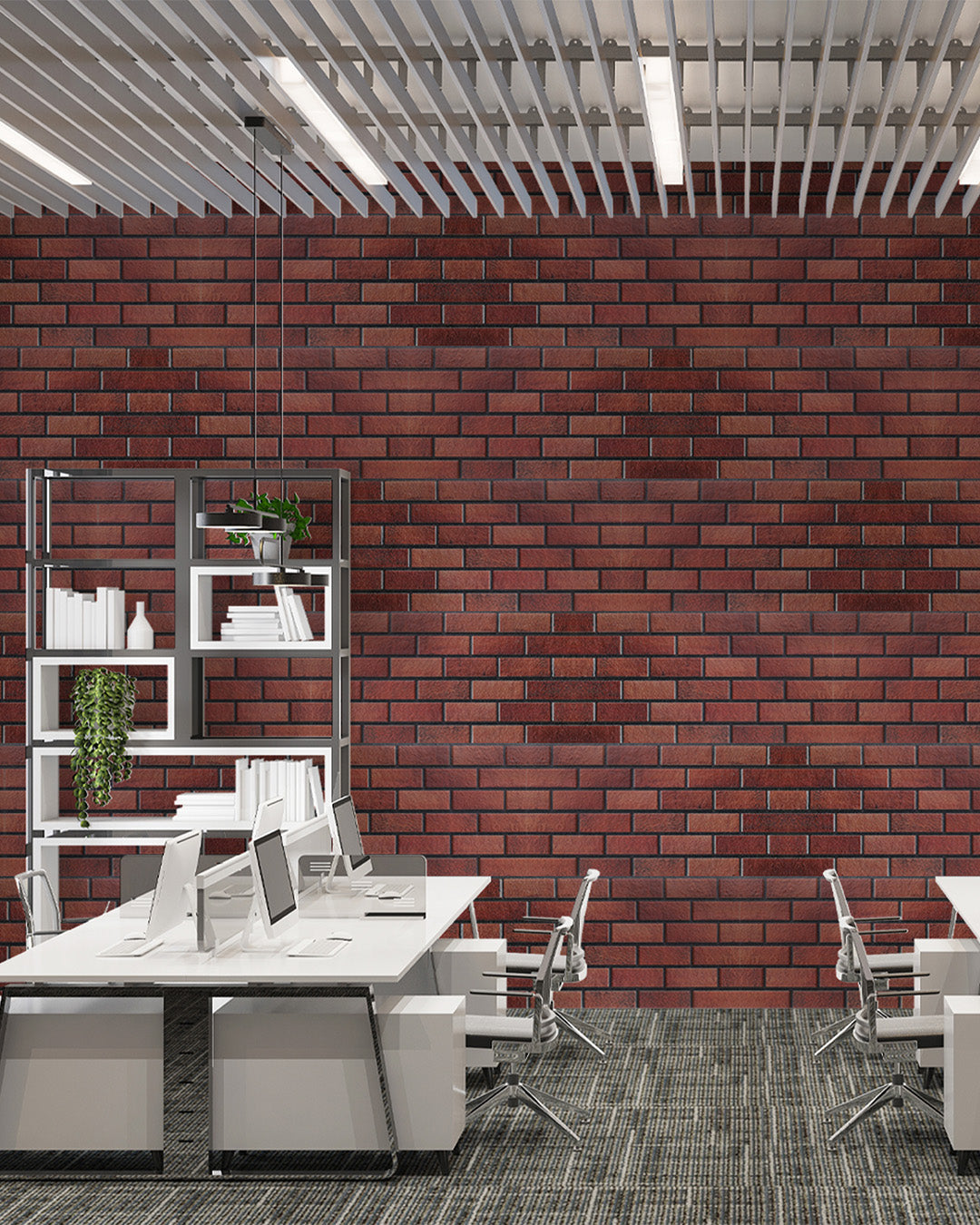 Oldbury T-1705 | 3D Brick Effect Decorative Wall Panels, 20x40in | 3/10/20 Panel Options