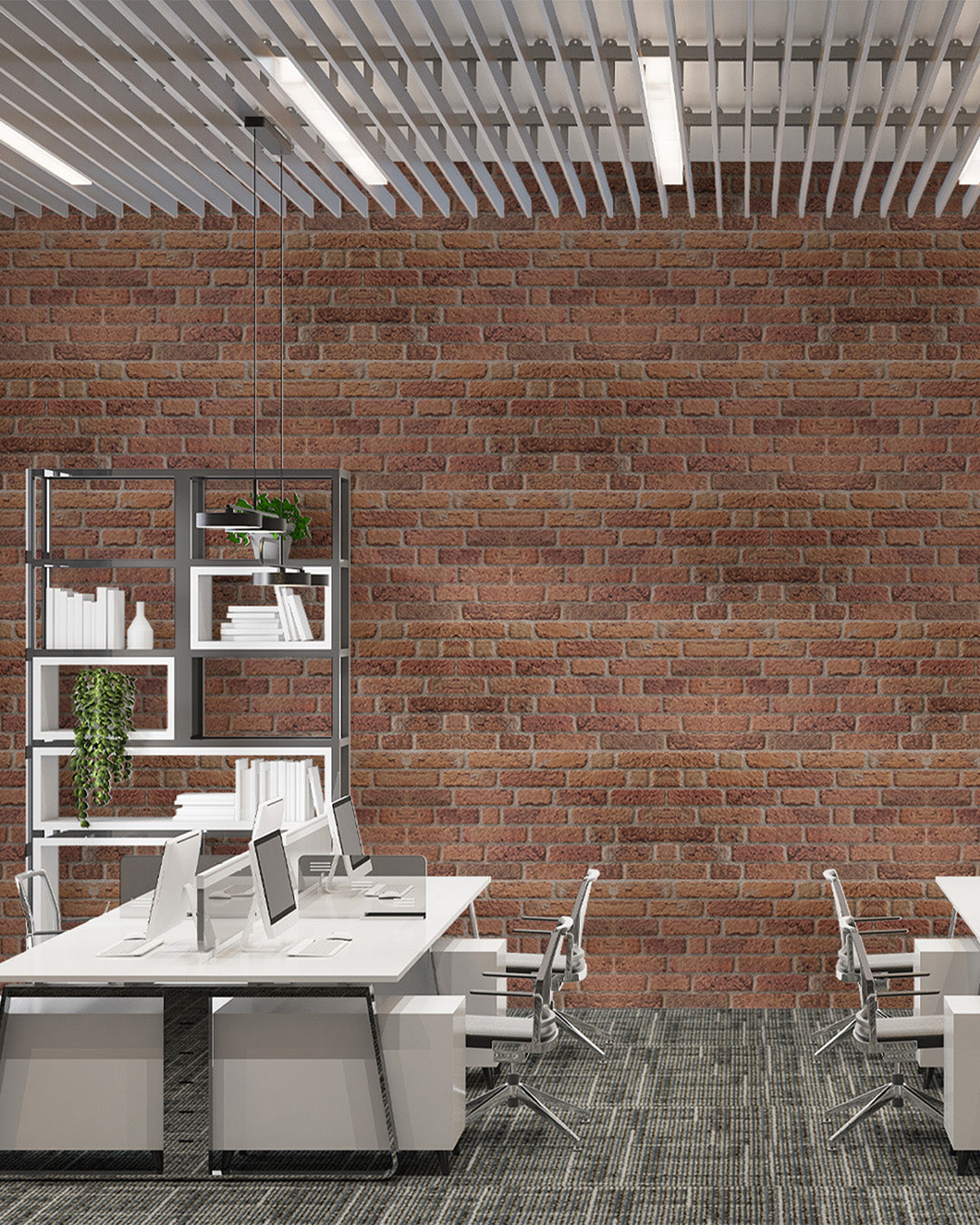 Telegraph Road SL-1812 | 3D Brick Effect Decorative Wall Panels, 20x40in | 3/10/20 Panel Options