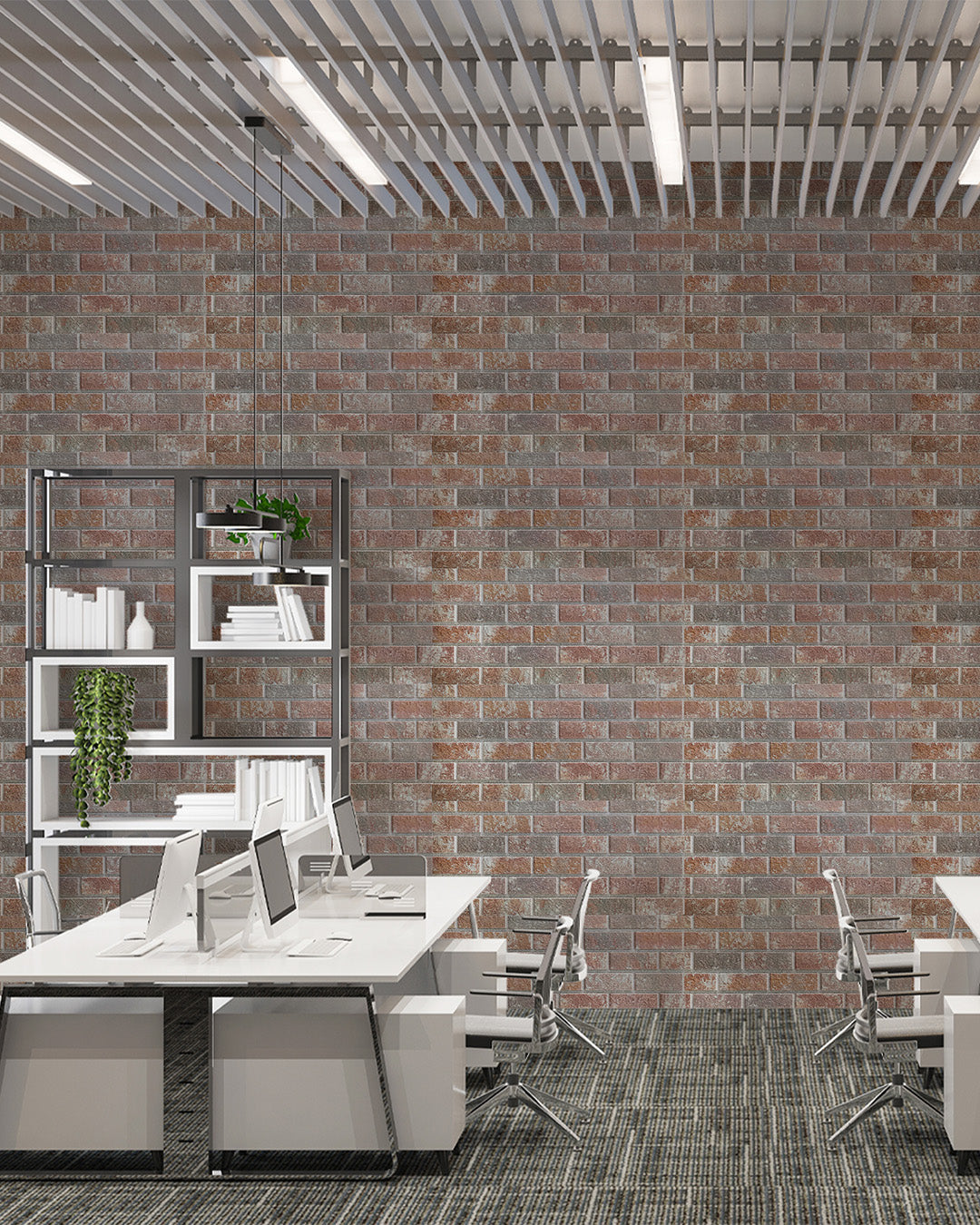 Mocha Royal T-1901 | 3D Brick Effect Decorative Wall Panels, 20x40in | 3/10/20 Panel Options