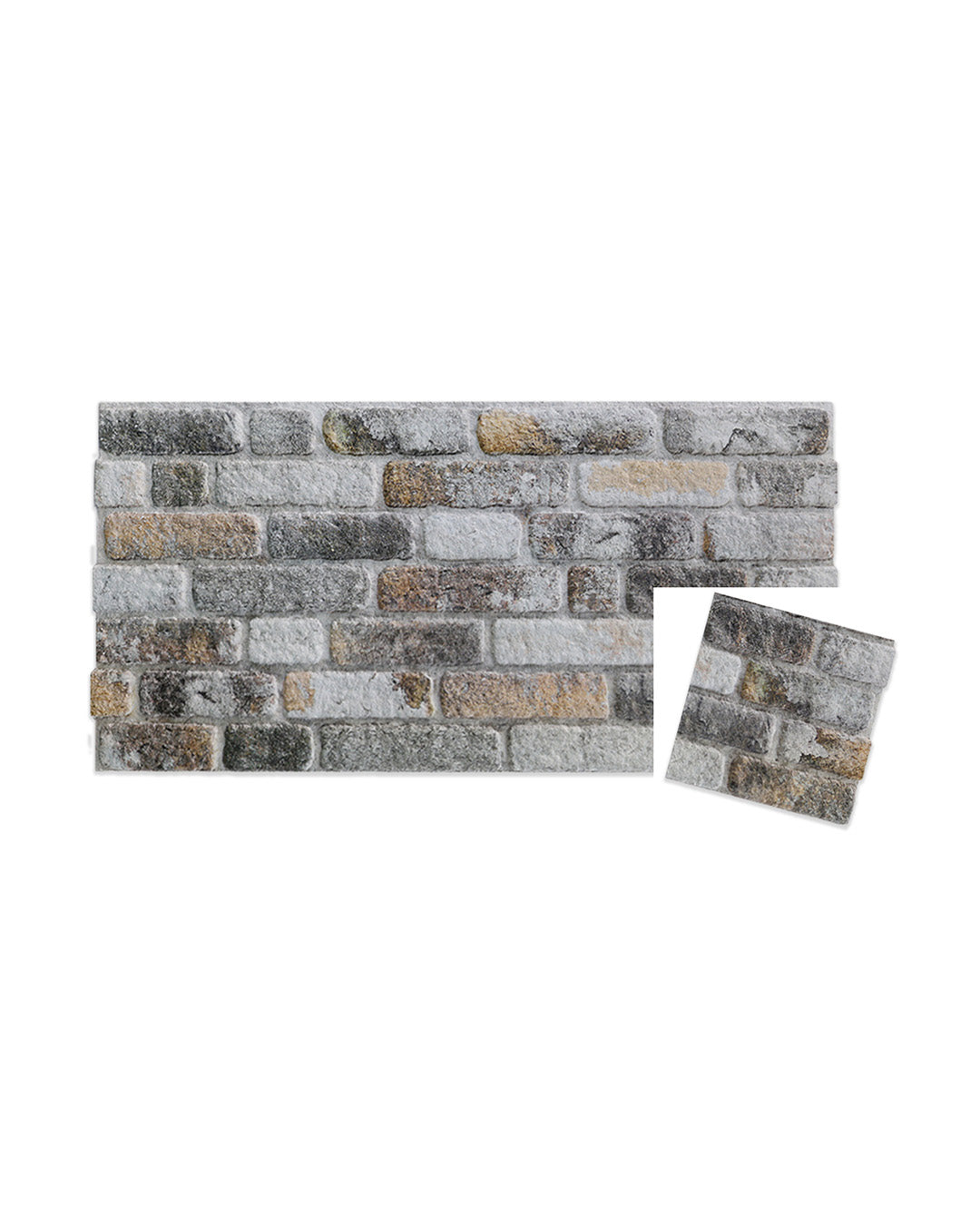 Towards The Bridge SL-1804 | 3D Brick Effect Decorative Wall Panels, 20x40in | 3/10/20 Panel Options