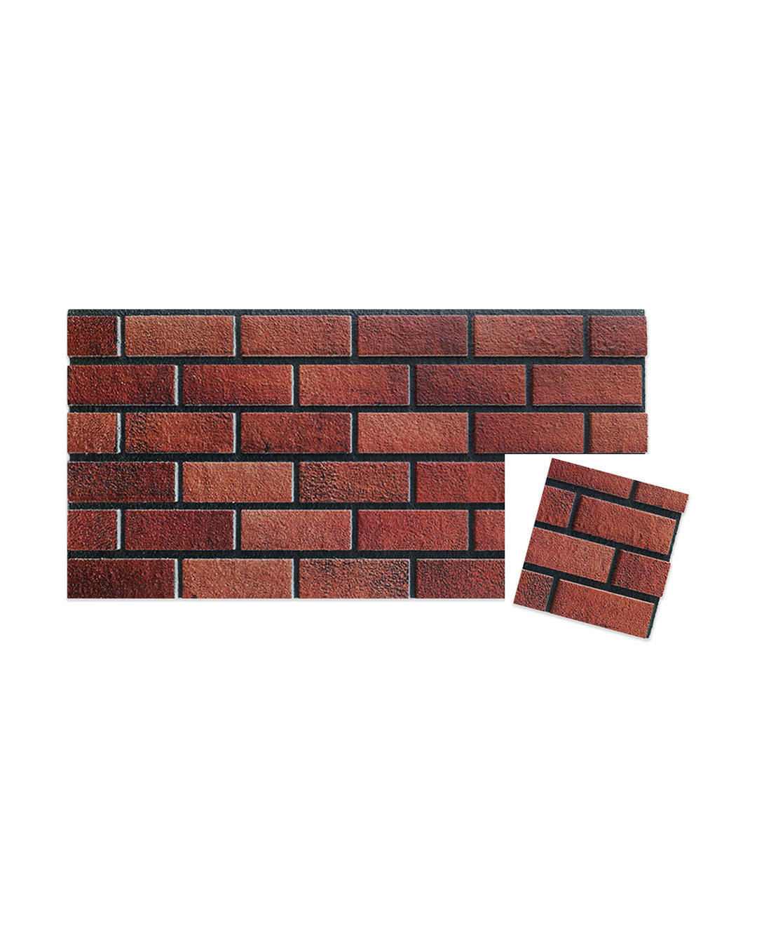 Oldbury T-1705 | 3D Brick Effect Decorative Wall Panels, 20x40in | 3/10/20 Panel Options