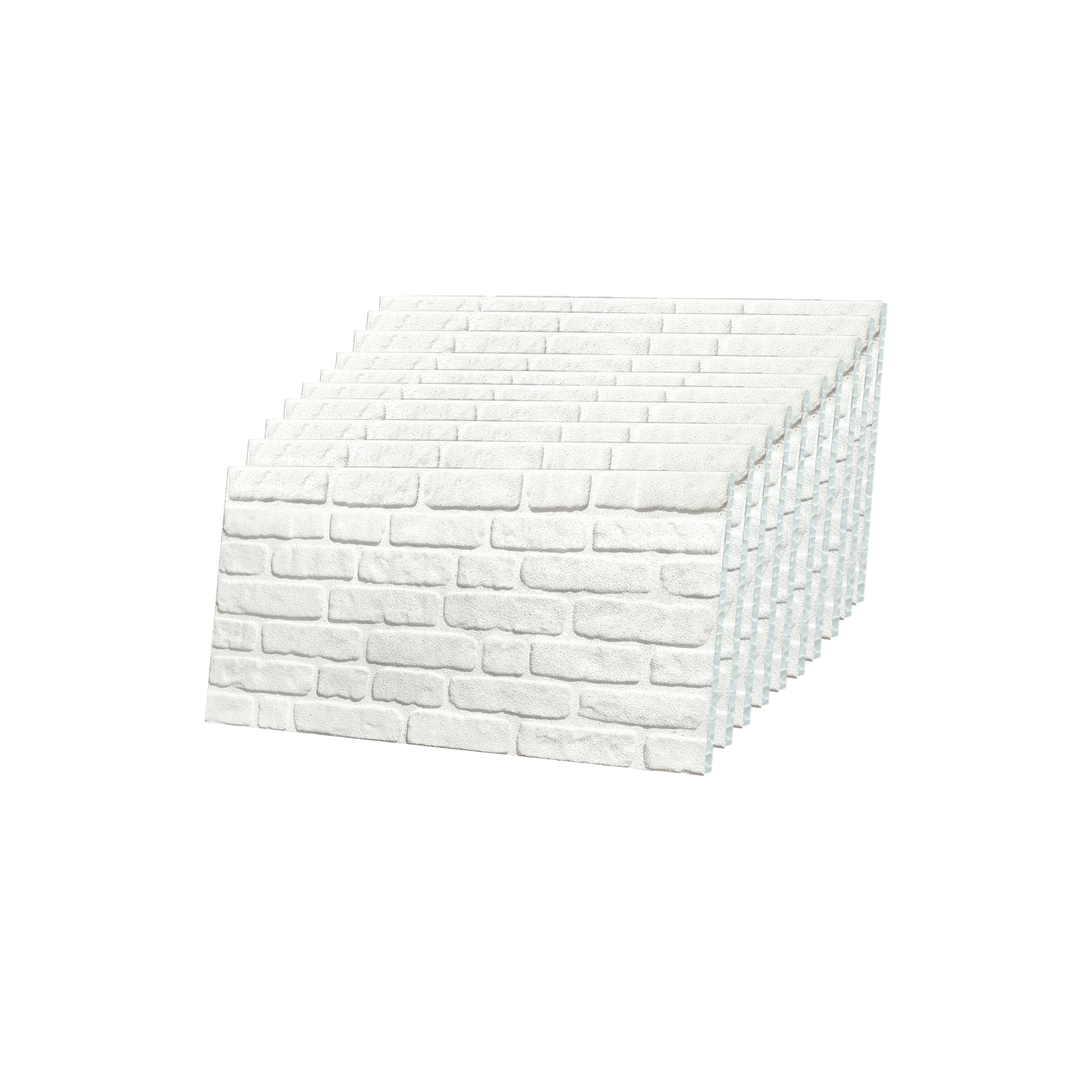 White Snow Slim L-1900 3D Decorative Wall Panels