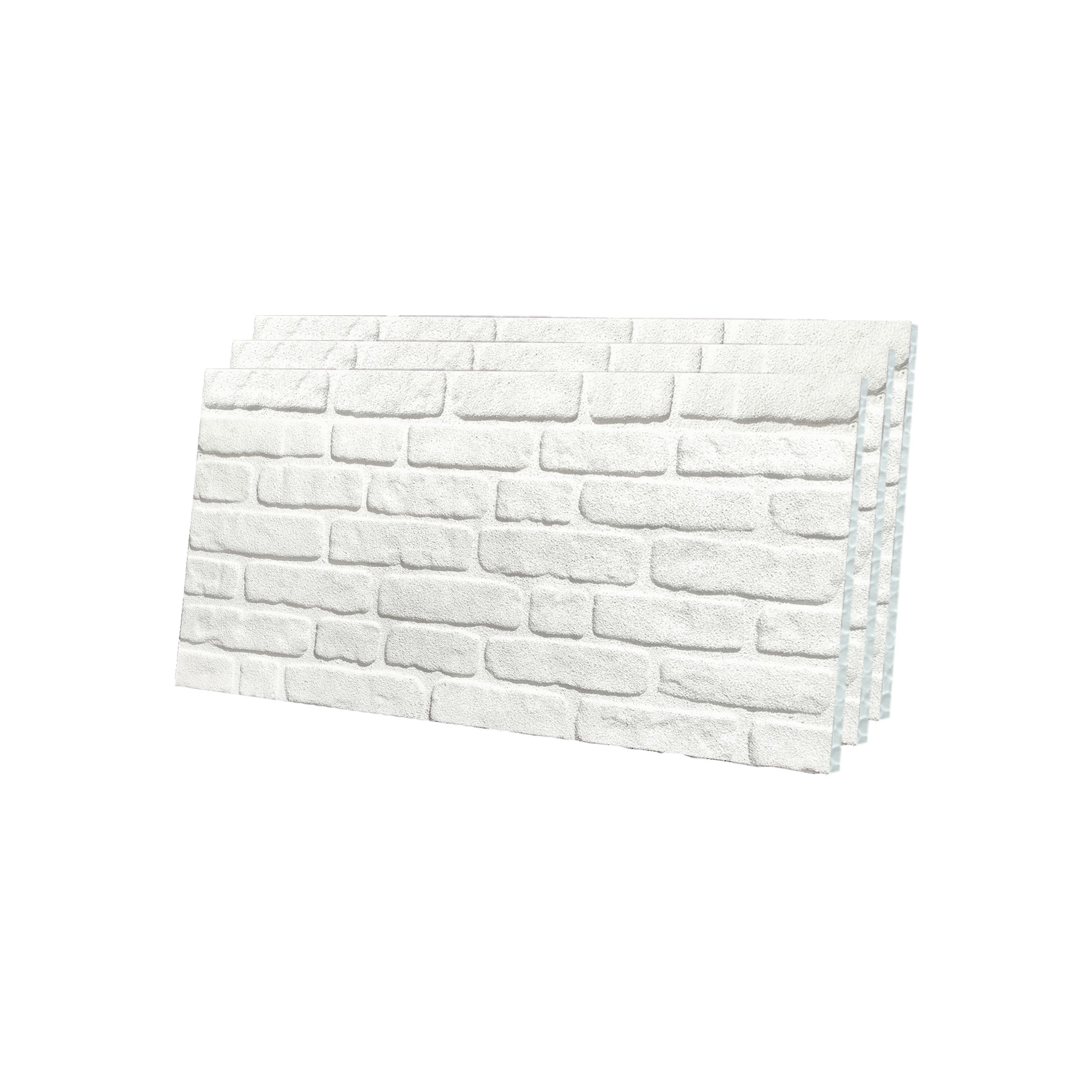 White Snow Slim L-1900 3D Decorative Wall Panels