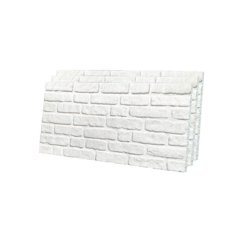 White Snow Slim L-1900 3D Decorative Wall Panels