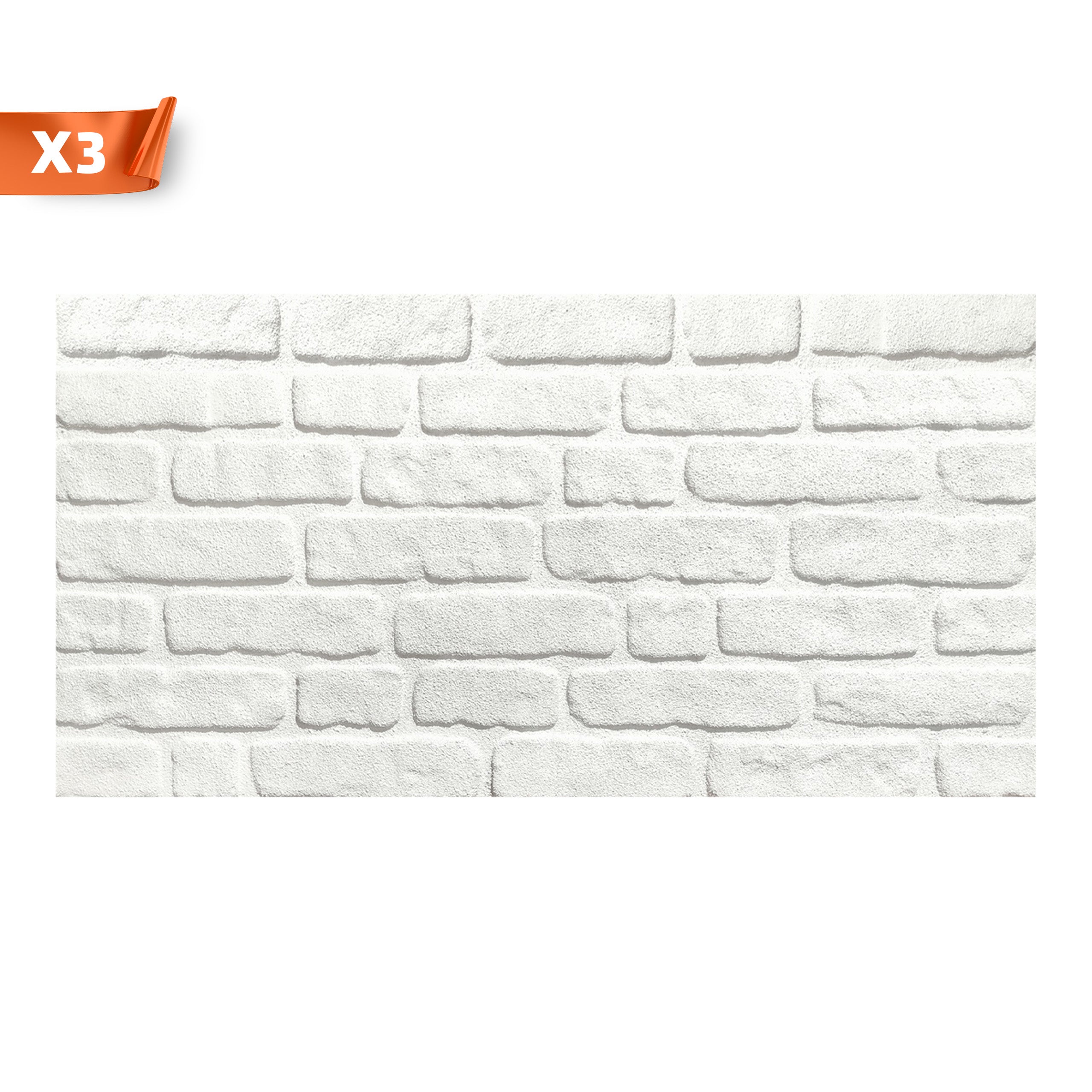 White Snow Slim L-1900 3D Decorative Wall Panels