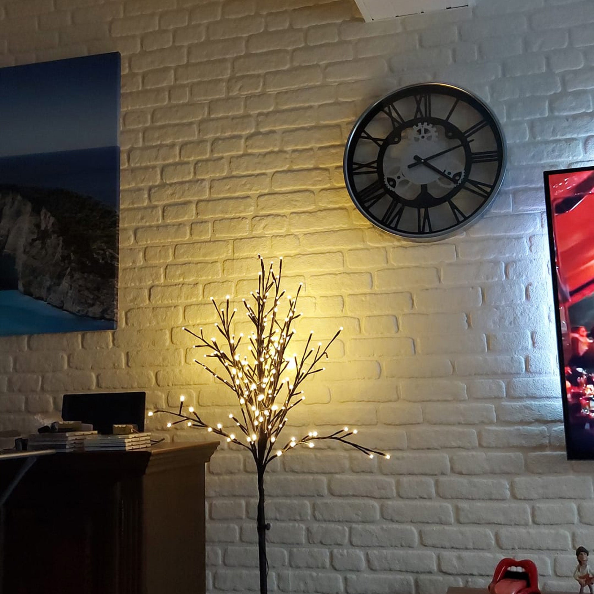 White Snow Slim L-1900 3D Decorative Wall Panels