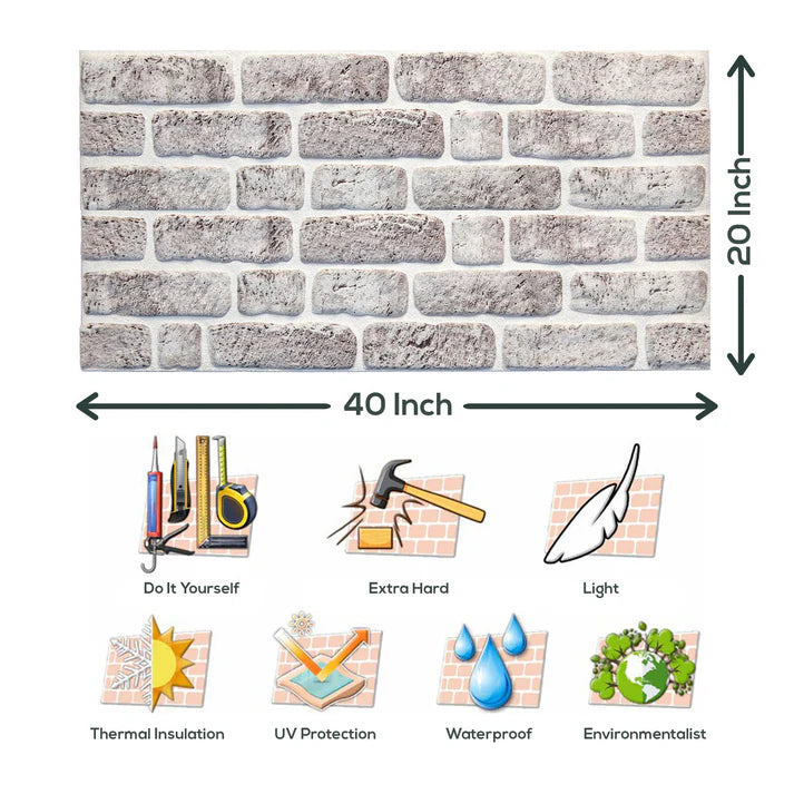 Brick Panel SP-0022 (Pack Of 10).