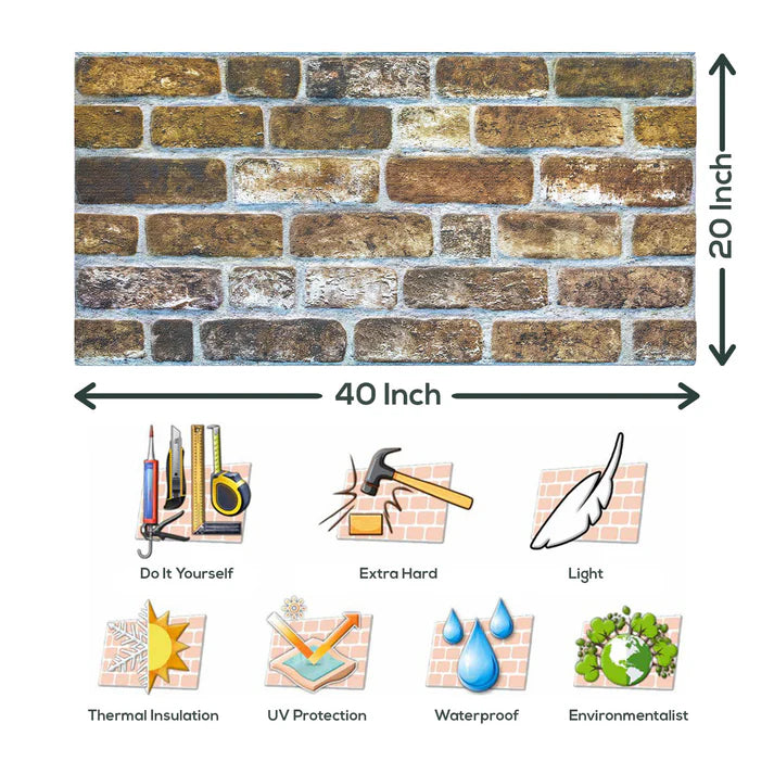 Brick Panel SP-0024 (Pack Of 10).