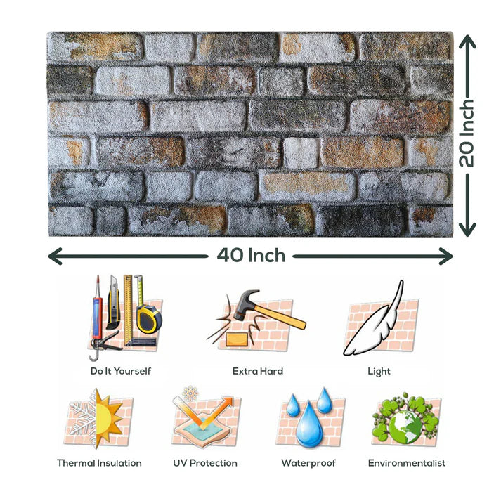 Brick Panel SP-0025 (Pack Of 10).