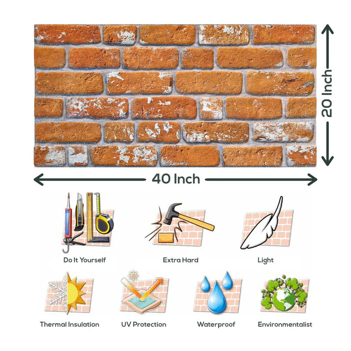 Brick Panel SP-0026 (Pack Of 10).