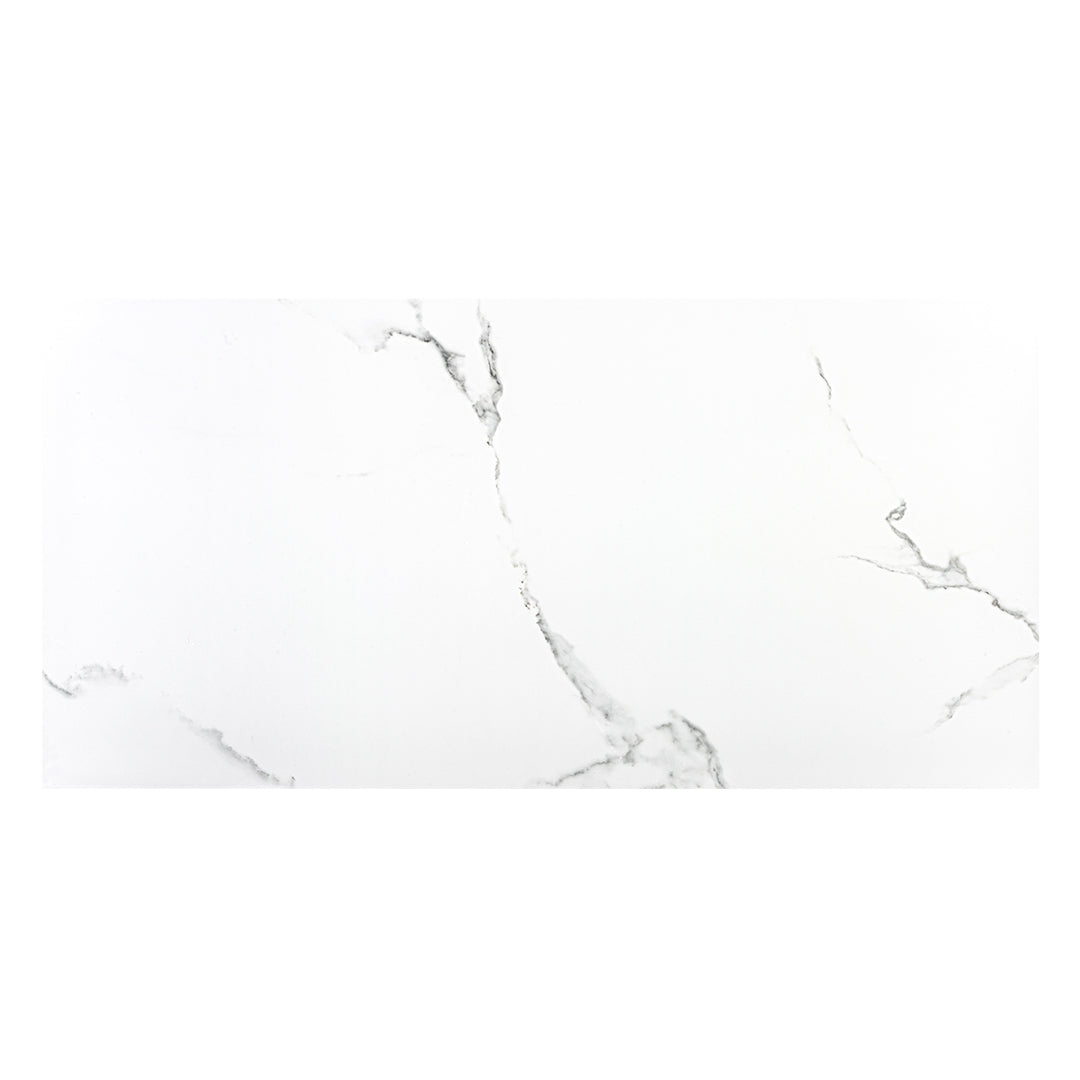 White Serenity Big Marble Look Wallpanels (96in x48in)