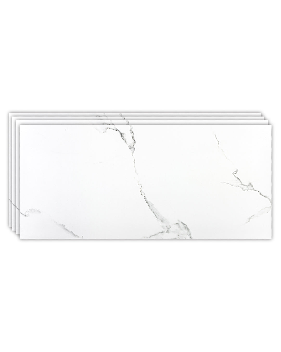 White Serenity Marble Look Wallpanels (24in x 48in)