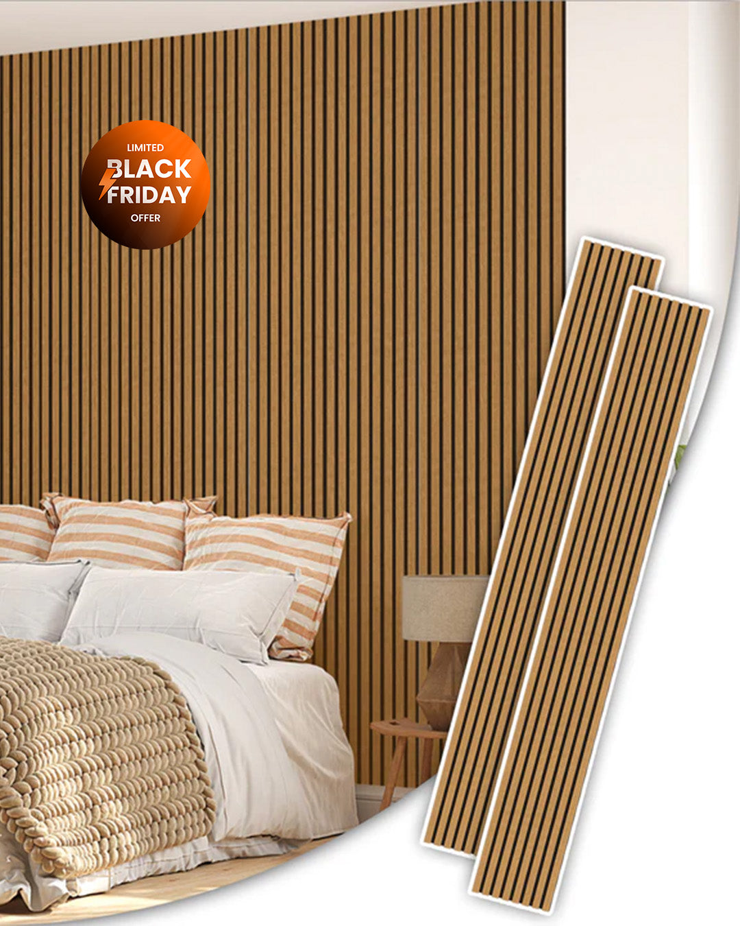 Forest Eye Harmony Wood-T44 Acoustic Wood Wall Panels