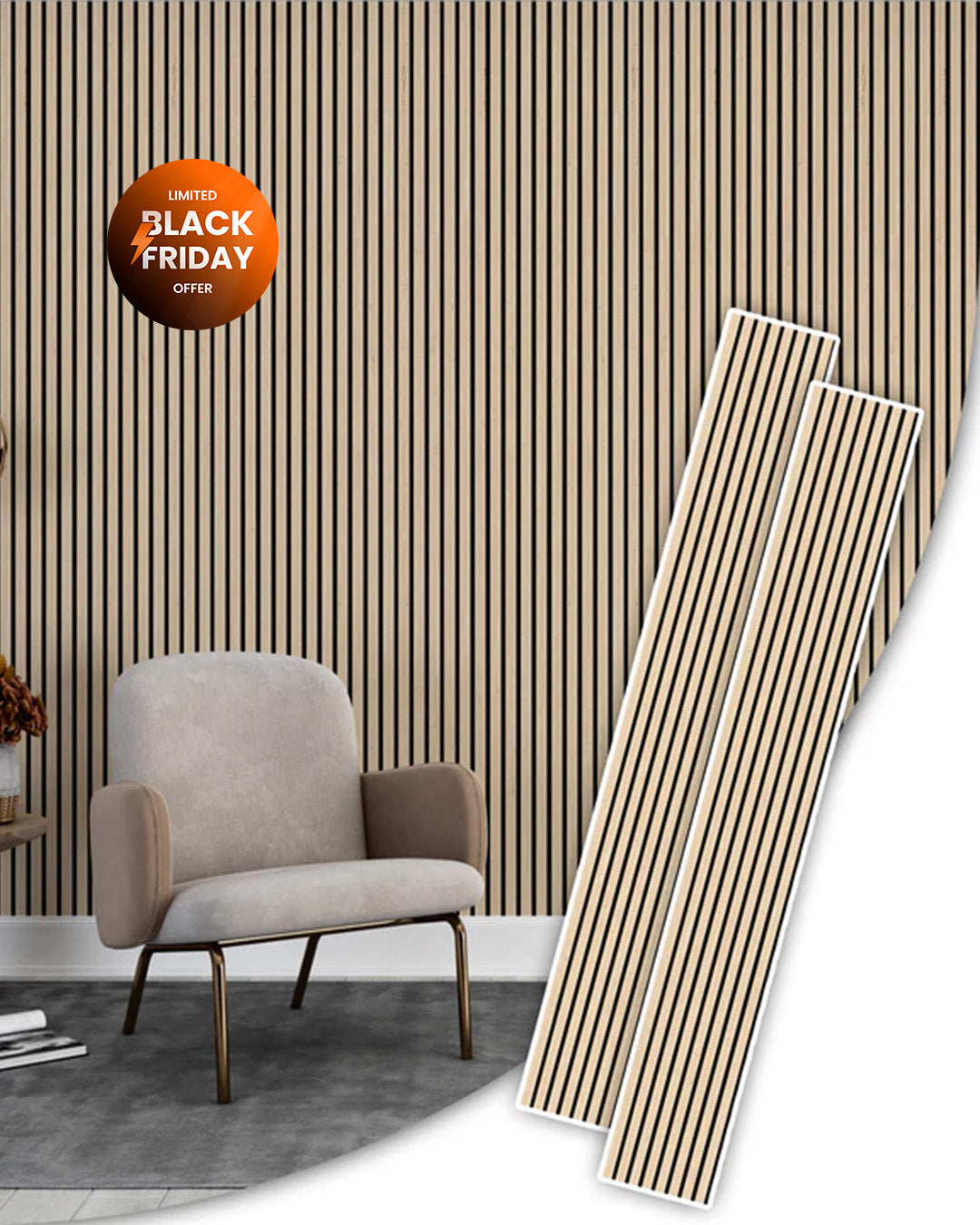 Refreshing Oak Harmony Wood-T55 Acoustic Wood Wall Panels